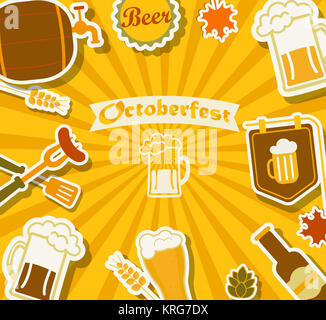 Beer Festival - Oktoberfest. Stockfoto