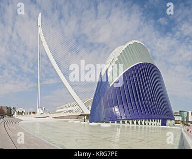 Stadt der Künste und Wissenschaften in Valencia, Spanien Stockfoto