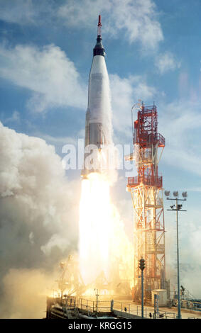 Atlas D mit MA-4 (Sep. 13, 1961) (1) 7/8 Stockfoto