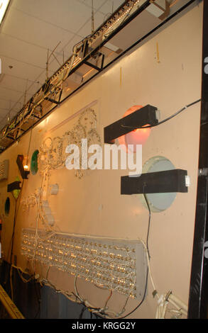 MCC-Karte hinten Stockfoto