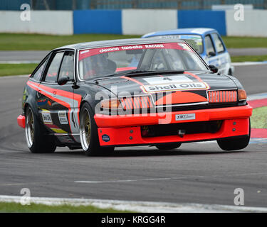 Chris Williams, Charlie Williams, Rover SD1, HTCC, historische Tourenwagen Challenge, Tony Dron Trophäe, Donington historische Festival, 2017, laufender Motor, Stockfoto