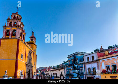 Paz Peace Statue Unserer Lieben Frau Basilika der Stadt Guanajuato Mexiko Stockfoto