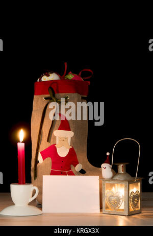 Weihnachten, Schreiben für Santa Claus Stockfoto