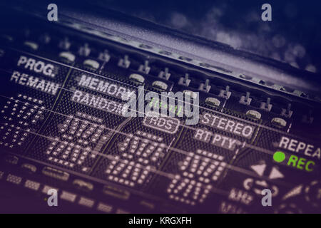 Analog Vintage Radio Display Stockfoto