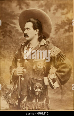 Berühmte Sharpshooter und "Buffalo Bill" Cody Associate Doc Carver Stockfoto