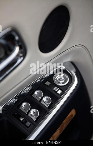 Auto Fenster Switches Stockfoto