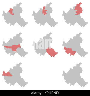 Serie - Bereiche von Hamburg Stockfoto