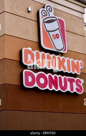 Dunkin ' Donuts Zeichen Stockfoto