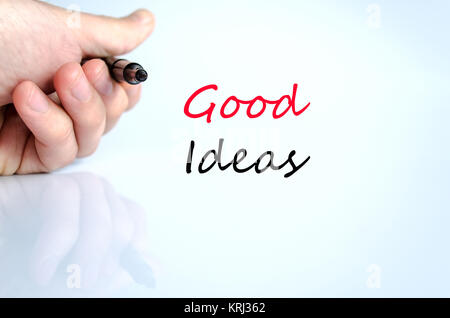 Gute Ideen text Konzept Stockfoto