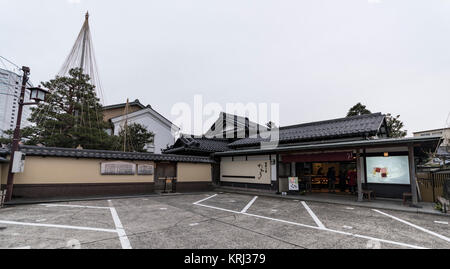 Ehemalige Nomura Wohnsitz der Familie, die Residenzen Viertel Nagamachi Samurai, Kanazawa City, Präfektur Ishikawa, Japan Stockfoto