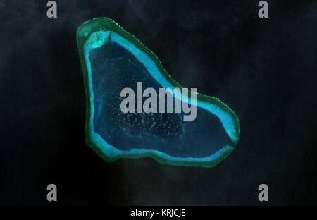 Scarborough Shoal Landsat Stockfoto