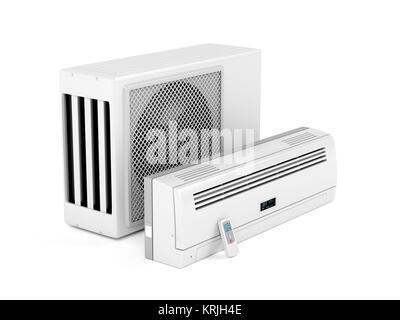 Moderne split System Klimaanlage Stockfoto