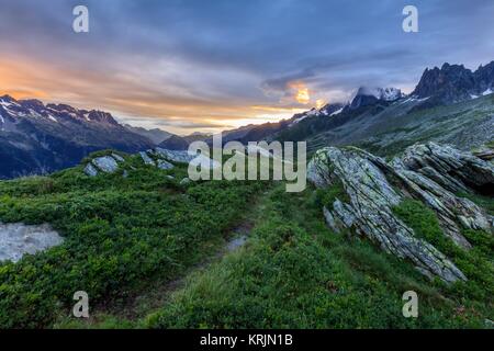 Mont Blanc, Frankreich Stockfoto