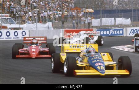 Indy Autos an den Wiesen (NJ) Grand Prix, 1988. Stockfoto