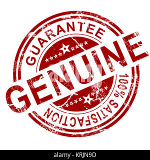Red original Stempel Stockfoto