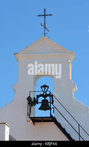 Glockenturm auf Kloster des Hl. Michael, Lliria, Spanien Stockfoto