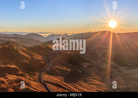 Transalpina Straße 2145m, Rumänien Stockfoto