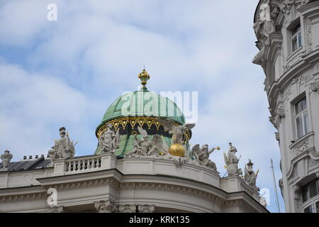 wien,hofburg,wiener hofburg,spätes Mittelalter,Denkmal,Kaiser franz I. Denkmal,offizielle Residenz Stockfoto