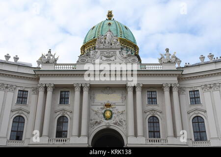 wien,hofburg,wiener hofburg,spätes Mittelalter,Denkmal,Kaiser franz I. Denkmal,offizielle Residenz Stockfoto