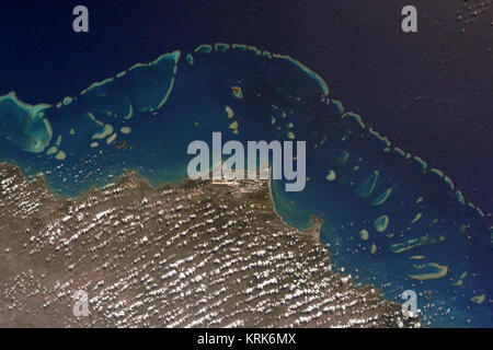 ISS-45 StoryOfWater, Great Barrier Reef, Australien Stockfoto