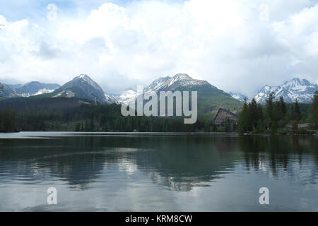 Reisen nach Hohe Tatra in der Slowakei, schöne Berge Stockfoto