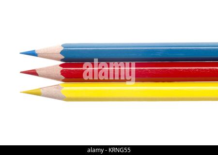 Mehrfarbige wachsmalstift Stifte Stockfoto