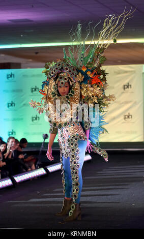 Miss Universe Tracht zeigen im Planet Hollywood Resort & Casino verfügt über: Miss Saint Lucia Wo: Las Vegas, Nevada, United States Wenn: 18 Nov 2017 Credit: Judy Eddy/WENN.com Stockfoto