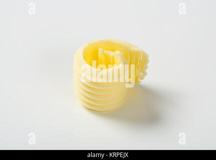 Frische Butter curl Stockfoto