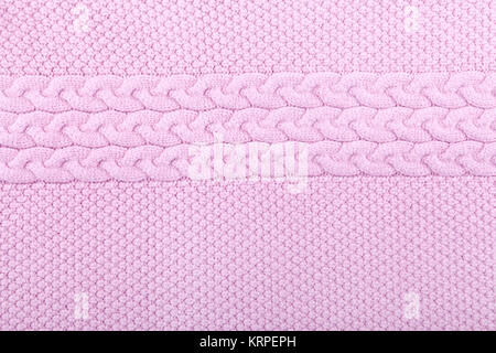 Gestrickte rosa Textur Hintergrund, winter fashion Hintergrund Stockfoto