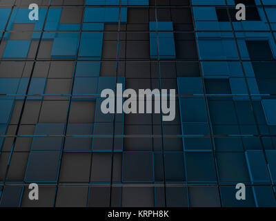 Cube Zusammenfassung Hintergrund. 3D-Rendering Stockfoto
