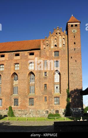 Gniew Burg, eine der bekanntesten Sehenswürdigkeiten in Pommern, Polen. Stockfoto