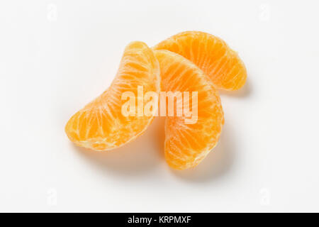 Geschälte Mandarine Segmente Stockfoto