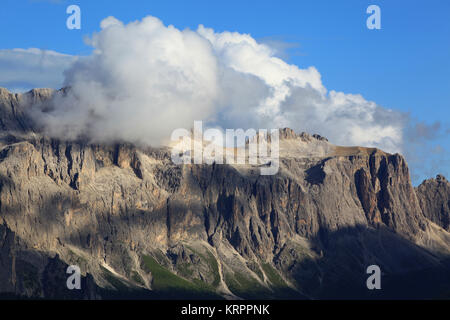 Sella Massiv in den Dolomiten, Südtirol Stockfoto