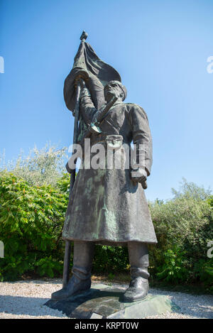 Rote Armee Soldat Statue, Memento Park, Budapest Stockfoto