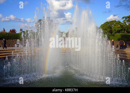 Ansicht der Nagasaki Peace Park in Nagasaki, Japan im Herbst entfernt Stockfoto