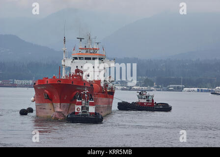 Bilder der Hafen und der Kopf in den Hafen von Vancouver, Kanada Stockfoto