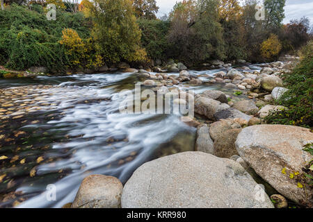 Landschaft in der Nähe von Jarandilla de la Vera, Caceres. Der Extremadura. Spanien. Stockfoto