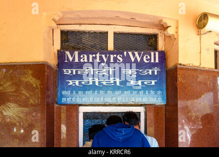 Martyrs' Gut, Jallianwala Bagh, einem öffentlichen Garten in Amritsar, Punjab, Indien, ein Denkmal zur Erinnerung an die 1919 britischen Jallianwala Bagh Massakers Stockfoto