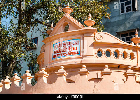 Martyrs' Gut, Jallianwala Bagh, einem öffentlichen Garten in Amritsar, Punjab, Indien, ein Denkmal zur Erinnerung an die 1919 britischen Jallianwala Bagh Massakers Stockfoto