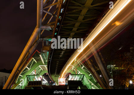 Bahnhof Kluse, Wuppertal, Bergisches Land, Nordrhein-Westfalen, Bronchial-, Europa Stockfoto