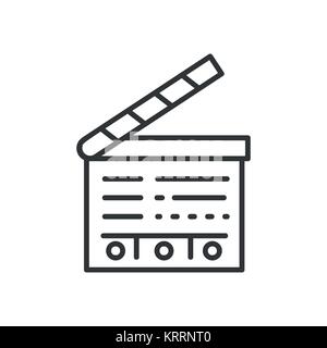 Klappe - Line Design einzelner isolierter Symbol Stock Vektor