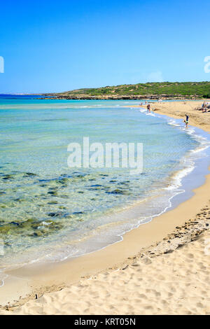 Eloro Strand, Sizilien, Italien Stockfoto