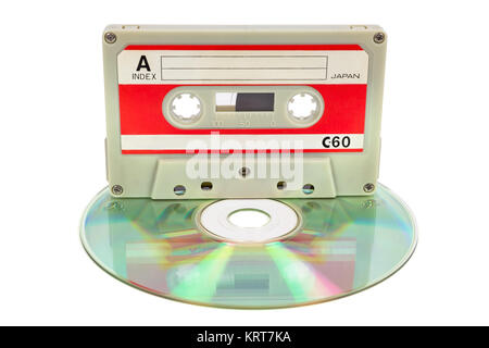 Vintage Audio Tape auf cd Stockfoto