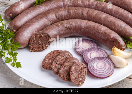 Blutwurst Wurst Stockfoto