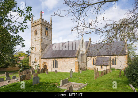 St. Mary's Church, Halford, in der Nähe von Moreton-in-Marsh, Warwickshire, England, Vereinigtes Königreich Stockfoto