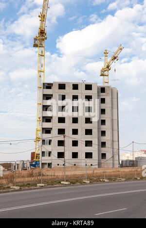 Bau eines neuen Hauses Stockfoto