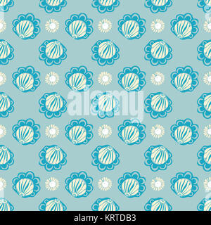 Vintage abstrakte Blume Musterdesign Hintergrund. Stockfoto