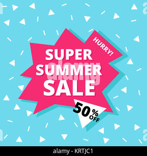 Super Herbst Sale banner Stockfoto