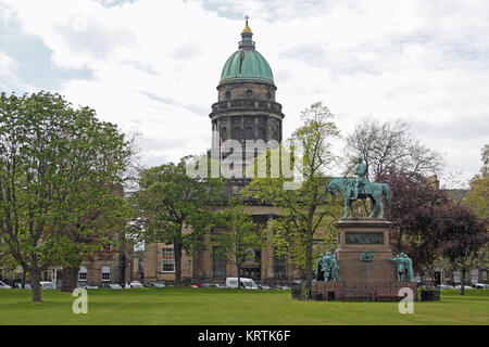 Albert Memorial und West Registrieren Haus, Charlotte Square, Edinburgh, Schottland, Großbritannien Stockfoto