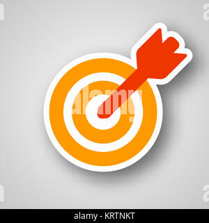 Business Target Symbol Stockfoto